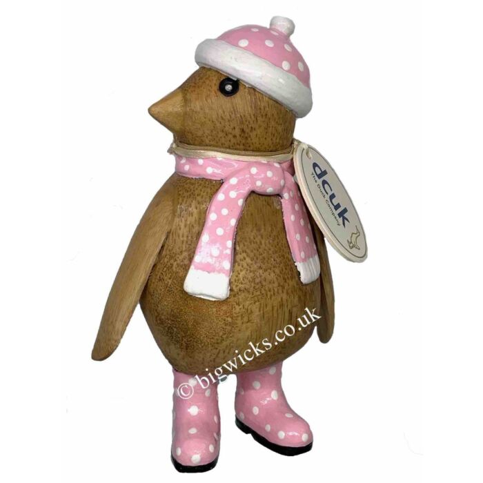 DCUK Natural Welly Baby Emperor Penguin-Pink-1